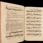 1736 Music CHANT 1ed Auxerre France Processional Catholic Hymns Latin Burgundy