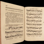 1736 Music CHANT 1ed Auxerre France Processional Catholic Hymns Latin Burgundy