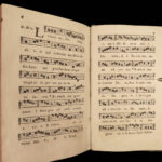 1736 Music CHANT 1ed Auxerre France Processional Catholic Hymns Latin Burgundy