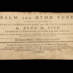 1787 Irish Hymnal DUBLIN Ireland Hymns Church MUSIC Song Old 100th Doxology RARE