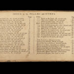 1787 Irish Hymnal DUBLIN Ireland Hymns Church MUSIC Song Old 100th Doxology RARE