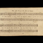 1787 Irish Hymnal DUBLIN Ireland Hymns Church MUSIC Song Old 100th Doxology RARE