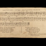 1787 Irish Hymnal DUBLIN Ireland Hymns Church MUSIC Song Old 100th Doxology RARE