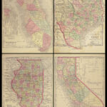 1857 Diamond ATLAS United States 55 MAPS California Mexico TEXAS West Geography