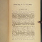 1882 Charles Darwin EVOLUTION Science Origin Species Genetics Biology 11v RARE