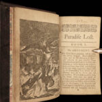 1711 Paradise Lost John Milton Poetry Tonson English Thomas Newton Illustrated