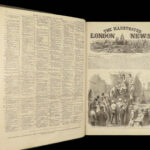 1863 CIVIL WAR Battle Fredericksburg Stonewall Jackson Illustrated London News