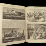 1863 CIVIL WAR Battle Fredericksburg Stonewall Jackson Illustrated London News