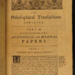 1747 1ed Martyn Philosophical Transactions Zoology Navigation Optics Science