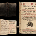 1727 Requiem Mass RARE Miniature Missa Defunctorum Catholic Music Chant Hymns