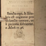 1727 Requiem Mass RARE Miniature Missa Defunctorum Catholic Music Chant Hymns