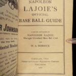 1907 Nap Lajoie Baseball Guide Honus Wagner TY COBB Cleveland Naps World Series
