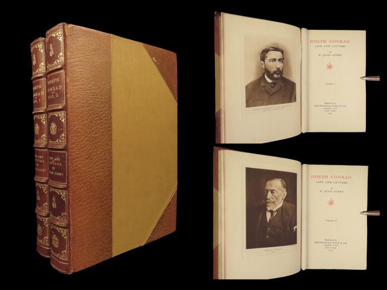 Image of 1927 Joseph Conrad 1ed Life & Letters Novels Poland Lord Jim FINE BINDING 2v