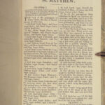 1864 BEAUTIFUL Holy BIBLE King James Watkins Baylis BINDING John Hall Bristol