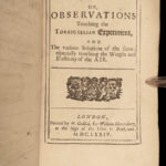 1674 SCIENCE 1ed Matthew Hale Torricelli Experiment Barometer Difficiles Nugae