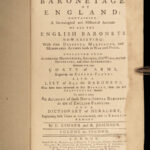 1771 HERALDRY Wotton English Baronetage England Royal Family Crests James I 3v