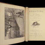 1886 Shooting Hunting GUNS Sports & Games Poachers Dog-Training Illustrated 2v