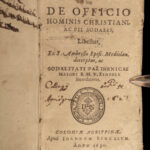 1630 Saint Ambrose Bishop of Milan Cologne Kinckius Bible Psalm 38 Philosophy