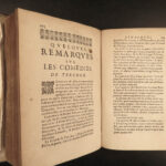 1659 TERENCE Comedies Greco-Roman Plays Latin French Peyrarede Commentary RARE