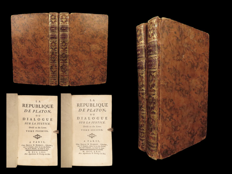 Image of 1762 The Republic by PLATO Dialogues on Justice Philosophy Socrates Politics LAW