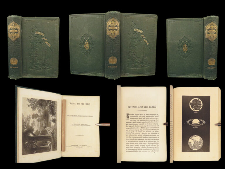 Image of 1871 BIBLE Science Creation Evolution Darwin Astronomy Discoveries Illustrated