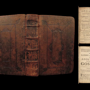 1676 Puritan John Owen 1ed On APOSTASY England Stuart Restoration Bible Reformed