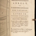 1798 VOYAGES Constantinople Arabia James Bruce Hottentots Africa Pococke MAPS