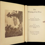 1905 RARE Theodore Roosevelt Winning of the West Americana INDIAN Wars 6v SET