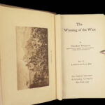 1905 RARE Theodore Roosevelt Winning of the West Americana INDIAN Wars 6v SET
