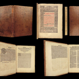 1528 RENAISSANCE LAW 1ed Socini & Bernal Luca SIGNED Inquisition Burgos SPAIN