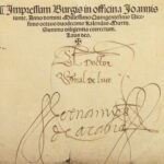 1528 RENAISSANCE LAW 1ed Socini & Bernal Luca SIGNED Inquisition Burgos SPAIN