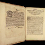 1528 RENAISSANCE LAW 1ed Socini & Bernal Luca SIGNED Inquisition Burgos SPAIN