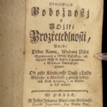 1774 CZECH BIBLE Devotional Prospěssná knjžka Prayers & Hymns Prague Republic