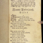 1774 CZECH BIBLE Devotional Prospěssná knjžka Prayers & Hymns Prague Republic