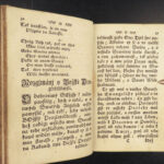 1774 CZECH BIBLE Devotional Prospěssná knjžka Prayers & Hymns Prague Republic