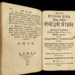 1774 CZECH BIBLE Devotional Prospěssná knjžka Prayers & Hymns Prague Republic