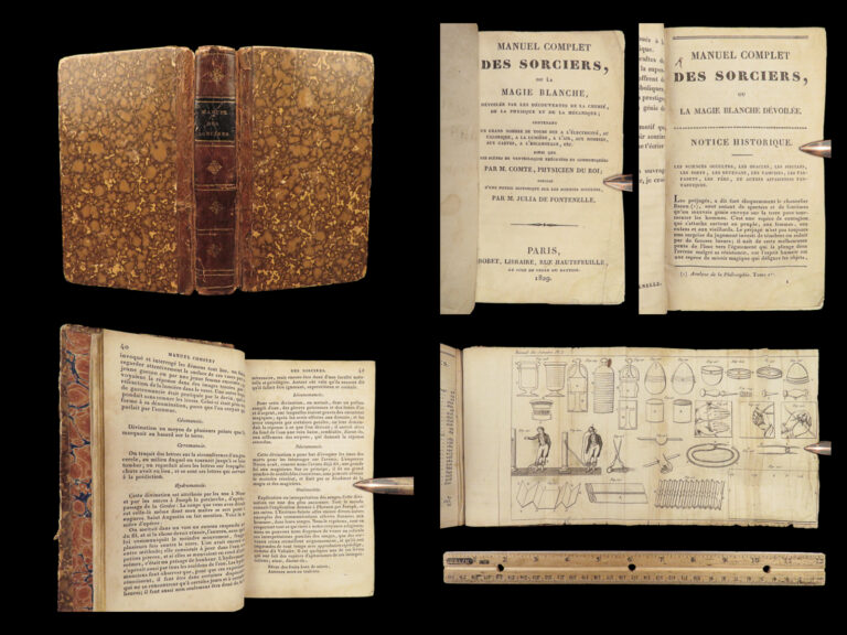 Image of 1829 SORCERY MAGIC Spells Tricks Occult Secrets Science of Conjuring NECROMANCY