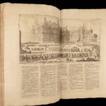 1685 Dutch History 1ed Netherlands Anglo-DUTCH Wars FORTS Bos East India Co RARE