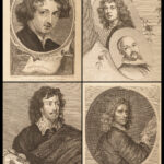 1762 FAMOUS ART Walpole Anecdotes of Painting in England Holbein Rubens 2in1
