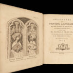 1762 FAMOUS ART Walpole Anecdotes of Painting in England Holbein Rubens 2in1