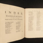 1762 FAMOUS ART Walpole Anecdotes of Painting in England Holbein Rubens 2in1