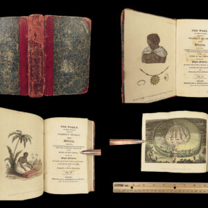 1830 AFRICA by Shoberl Illustrated Costumes Moors of Zahara SLAVERY