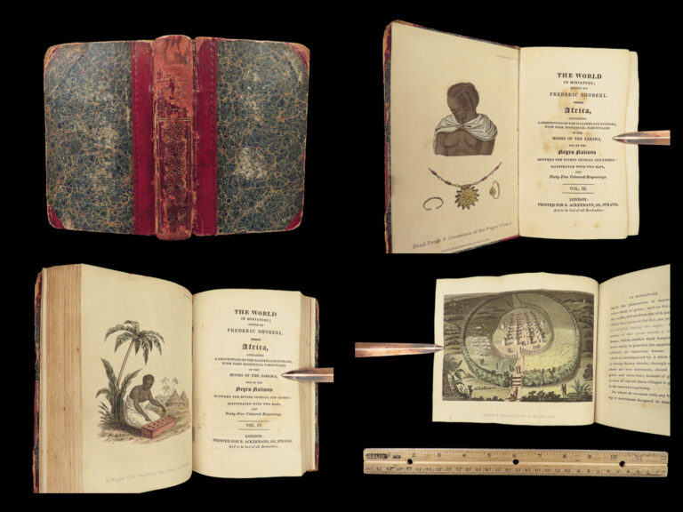 Image of 1830 AFRICA by Shoberl Illustrated Costumes Moors of Zahara SLAVERY