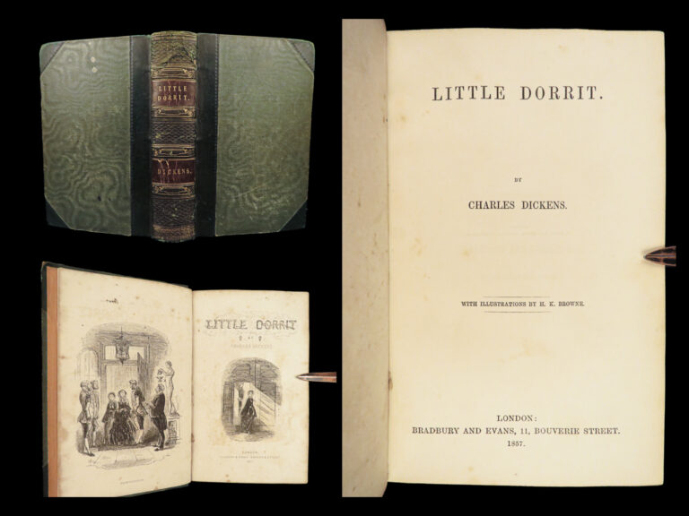 Image of 1857 Charles Dickens 1st/1st Little Dorrit Social Classes Marshalsea Rigaud RARE