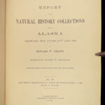 1887 ALASKA 1ed Natural History Zoology Illustrated BIRDS Fish Geology Canada