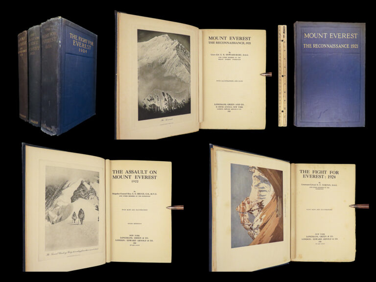 Image of 1922 Mount EVEREST Expeditions George Mallory British Mountaineering 3 Works