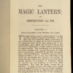 1890 Magic Lantern Construction Hollywood Film Movies precursor Photography