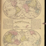 1865 Mitchell School ATLAS 31 MAPS America TEXAS Wild West Confederate South