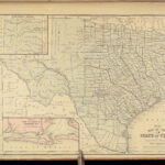 1865 Mitchell School ATLAS 31 MAPS America TEXAS Wild West Confederate South