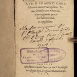 1548 Saint John Chrysostom + ERASMUS Bible Commentary Pauline Epistles Galatians